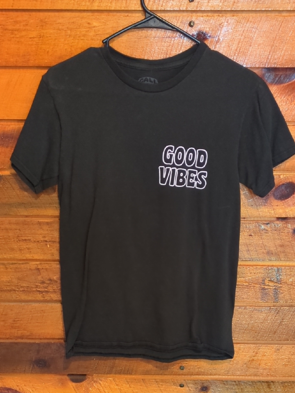 Good Vibes Black Graphic Tee